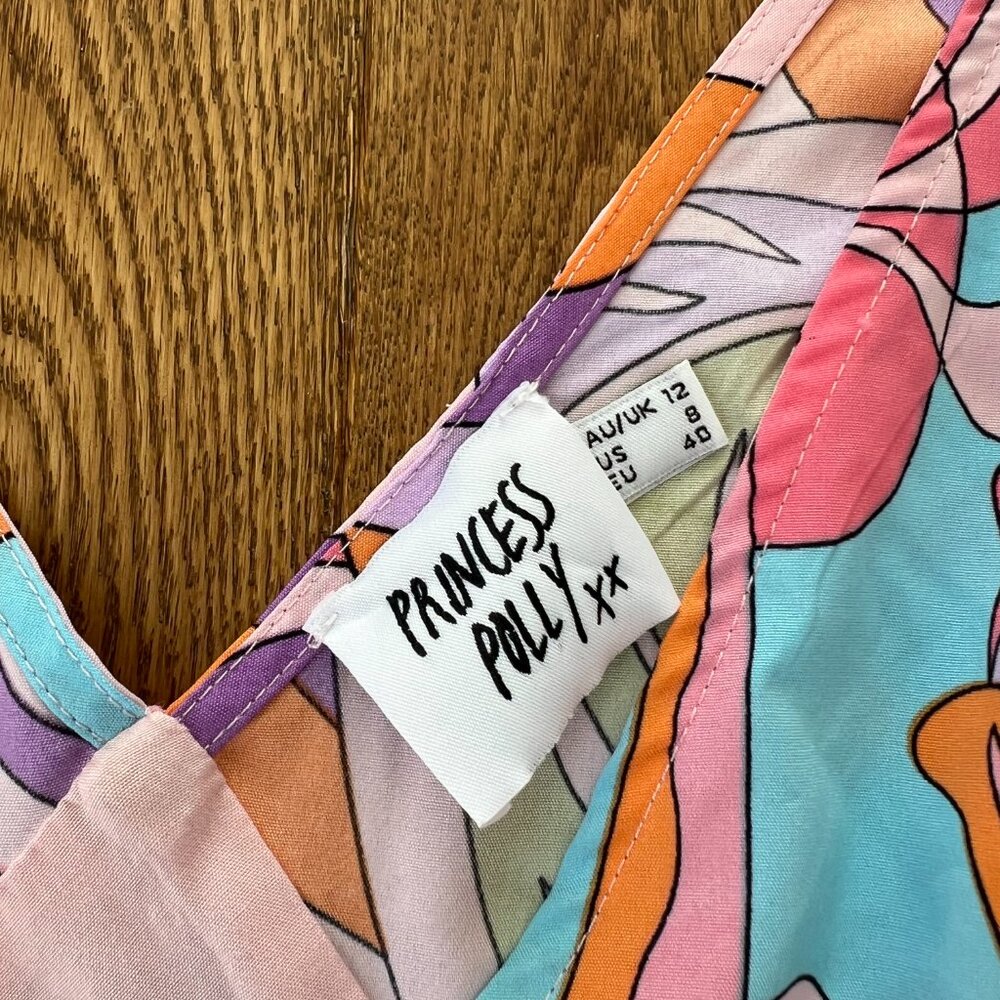 Princess Polly Multi-Color Psychedelic Mini Dress - Picture 4 of 8